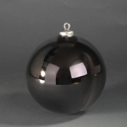 Pallina in vetro 15 Cm / Nero