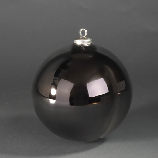 Pallina in vetro 15 Cm / Nero