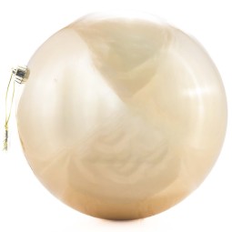 Pallina in plastica - D 30 Cm - 1 Pezzo - Oro