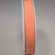 Nastro con bordo in "Lino" - 15 Mm x 20 M / Corallo