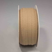 Nastro Cotone "Twill" - 9 Mm x 25 M / Beige
