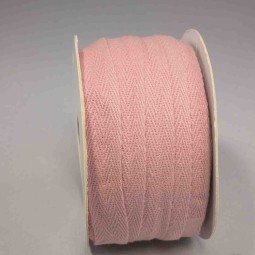 Nastro Cotone "Twill" - 15 Mm x 25 M / Rosa