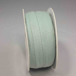 Nastro Cotone "Twill" - 9 Mm x 25 M / Verde