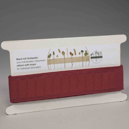 Nastro con passanti - 43 Mm x 6 M / Bordeaux