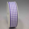 Nastro "Cotone" quadretti - 25 Mm x 25 M / Viola