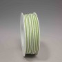 Nastro "Cotone" a righe - 10 Mm x 35 M / Verde