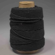 Cordino in Cotone - 4 Mm x 100 M / Nero