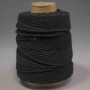 Cordino in Cotone - 4 Mm x 100 M / Nero