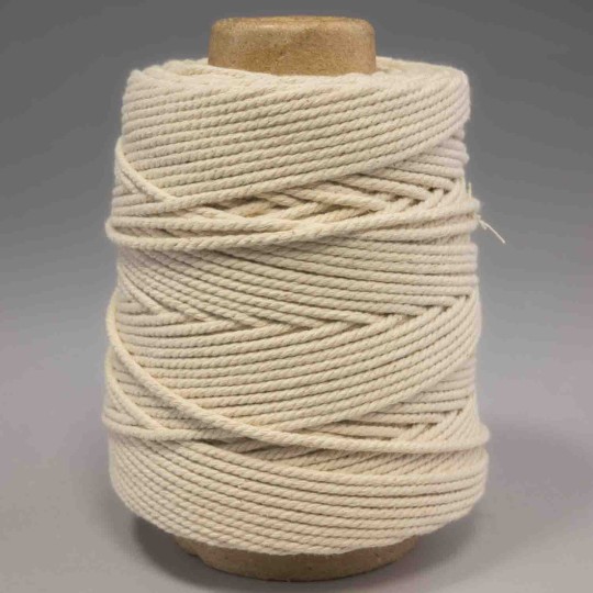 Cordino in Cotone - 4 Mm x 100 M / Bianco