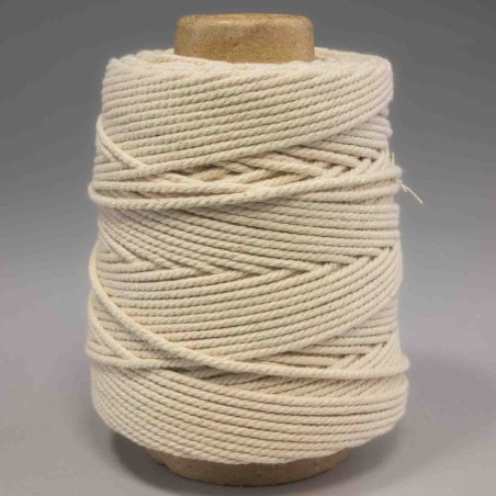 Cordino in Cotone - 4 Mm x 100 M / Bianco