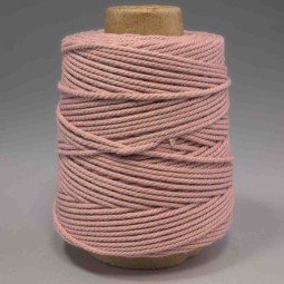 Cordino in Cotone - 4 Mm x 100 M / Rosa