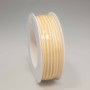 Nastro "Cotone" a righe - 10 Mm x 35 M / Giallo