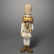 Schiaccianoci in poliresina - 27 Cm / Bianco