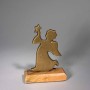 Angelo in metallo - 18 Cm / Oro