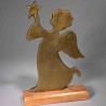Angelo in metallo - 27 Cm / Oro