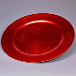 Piatto in polopropilene  - 33 Cm / Rosso