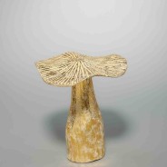 Fungo in legno - 14x14x16 Cm / Oro