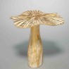 Fungo in legno - 16x14x20 Cm / Oro