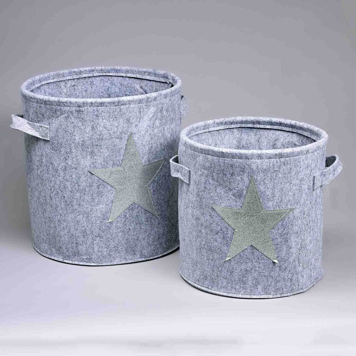 Cesti in feltro - Set 2 pezzi