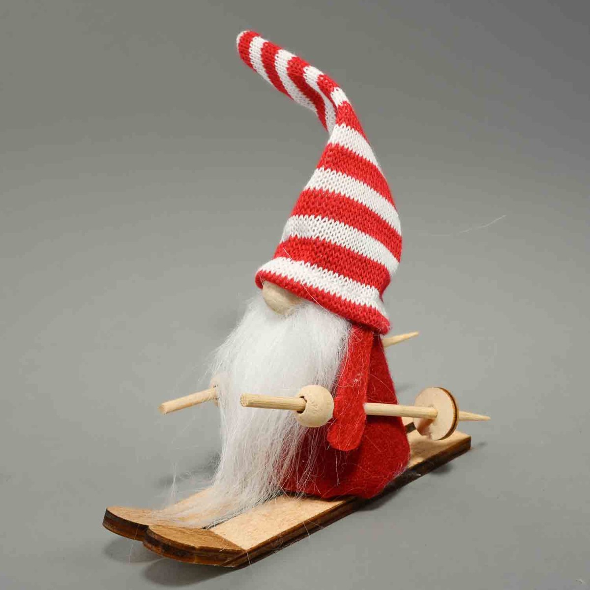 Gnomo sciatore - 12x5x15,5 Cm / Assortito