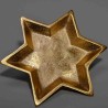 Base in metallo a Stella - 21 Cm / Oro