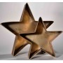 Vassoi a forma di stella 2 Pezzi -Oro