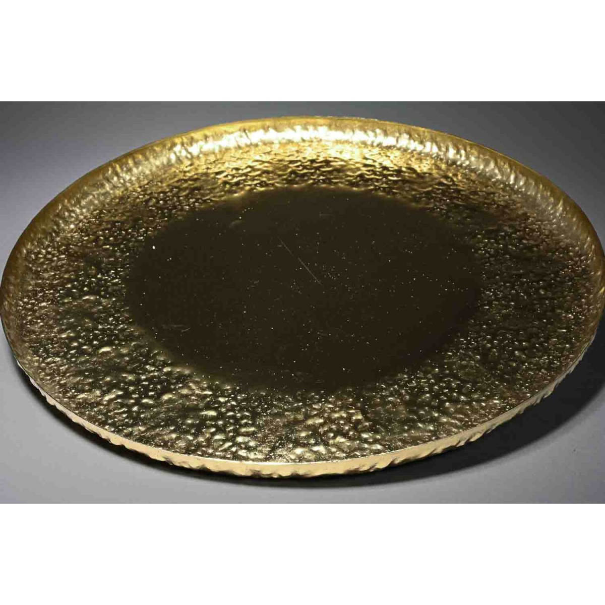 Piatto in metallo - 40 Cm / Oro