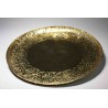 Piatto in metallo - 35 Cm / Oro