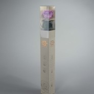 Rosa stabilizzata con stelo - 55 CM - Lilla