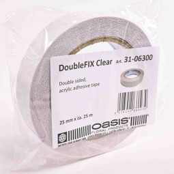 Double fix clear - 25 Mm x 25 M / Trasparente