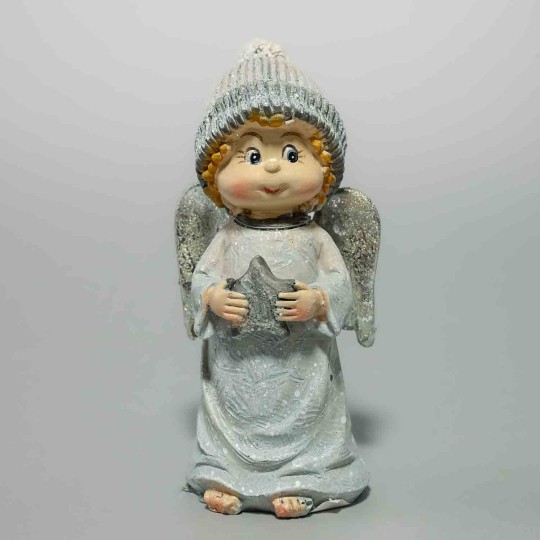 Angioletto in poliresina - 4,5x4x10 Cm / Assortito