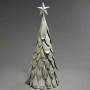 Albero in metallo - 23,5x23,5x60 Cm / Argento