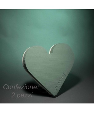 Cuori "Polly" 2 Pezzi - 32x30x6 Cm