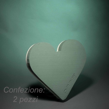 Cuori "Polly" 2 Pezzi - 32x30x6 Cm