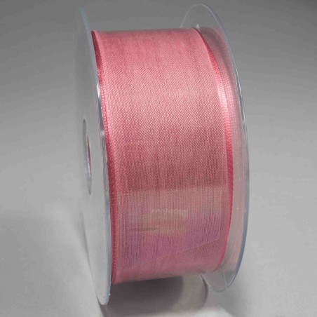 Nastro "Cotone Henry" - 40 Mm x 25 M / Rosa antico