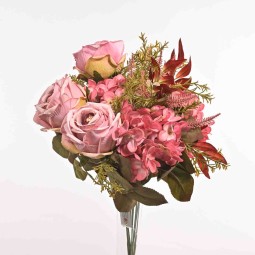 Rose Cabbage in mazzo - 48 Cm / Lavanda antico