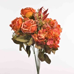 Rose Cabbage in mazzo - 48 Cm / Ruggine