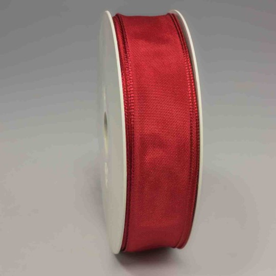 Nastro "Taffetà animato" - 25 Mm x 25 M / Bordeaux
