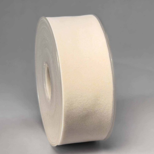 Nastro "Velluto" - 40 Mm x 7 M / Crema chiaro