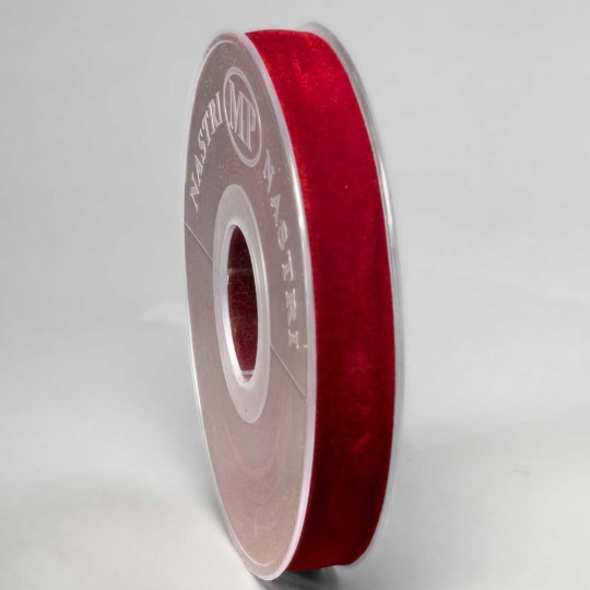 Nastro "Velluto" - 15 Mm x 7 M / Bordeaux