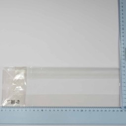 Sacchetti trasparenti con fondo quadrato 100 Pezzi - 10x30+6 Cm