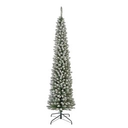 Albero di Natale innevato Modello Pencil - 2,1 M