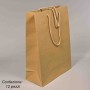 Borsine "Shoppers" in carta 12 PZ - 27x37+12 Cm / Kraft