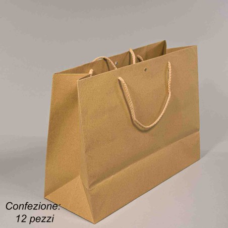 Borsine in carta 12 PZ - 39x29+15 Cm / Kraft