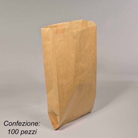 Buste in carta 100 PZ - 17x34+6 Cm / Kraft