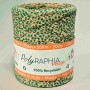 Raphia con stelle - 15 Mm x 200 M / Verde