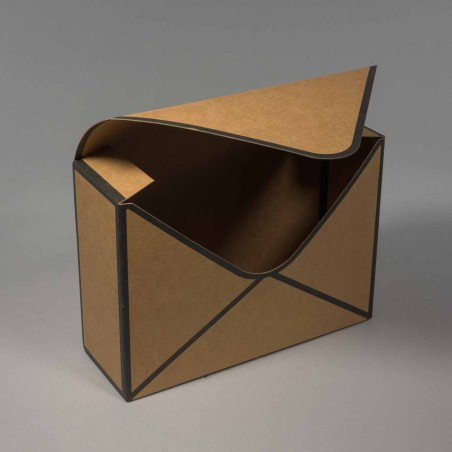 Buste in cartoncino 12 PZ - 23x8x35 Cm / Avana