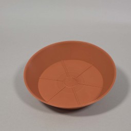 Sottovaso plastica - 16 Cm / Cotto