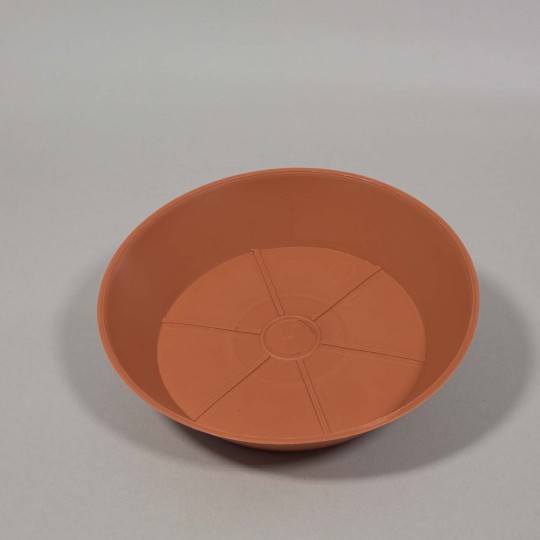 Sottovaso plastica - 16 Cm / Cotto