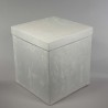 Scatola in velluto - 35x40 Cm / Bianco